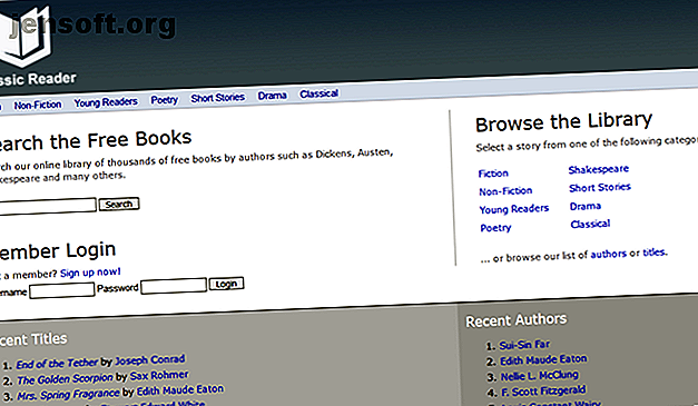 Ebooks gratuits Classic Reader