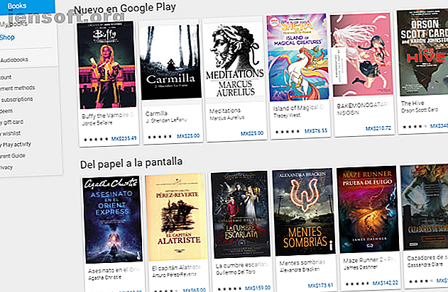 google play books page d'accueil