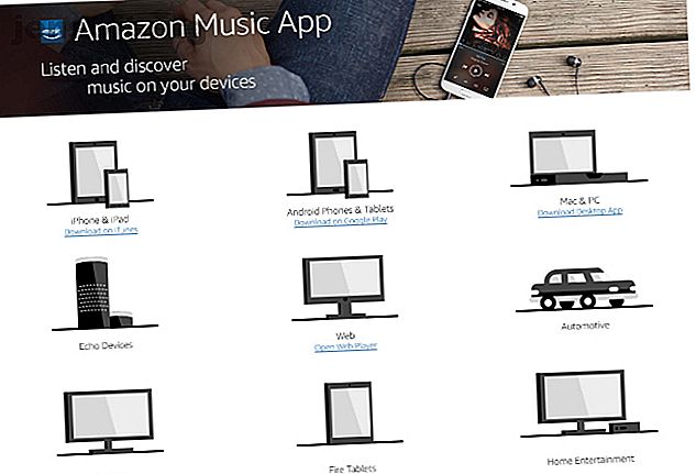 Disponibilité de l'application Amazon Music