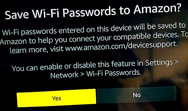 Configurer Amazon Fire TV Stick: enregistrer les mots de passe wi-fi sur Amazon?