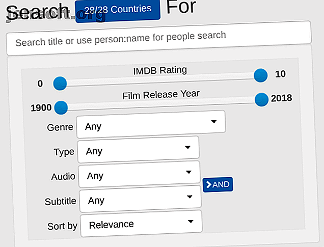 uNoGS est un moteur de recherche universel pour les catalogues Netflix dans tous les pays