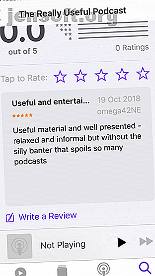 Consulter votre podcast préféré sur iTunes est un moyen simple d’aider les responsables.  Mais comment fais-tu cela?