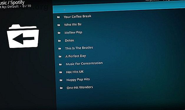 Comment écouter Spotify sur Kodi - Explorer les playlists