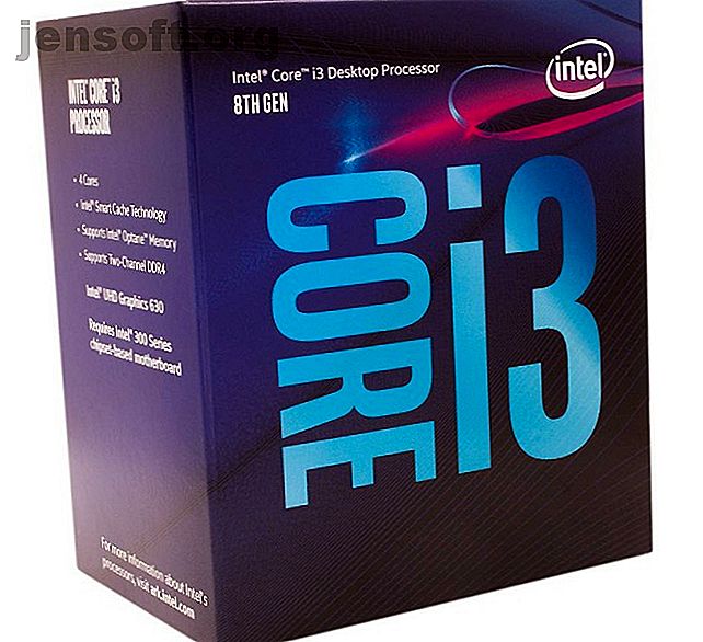Le processeur Intel Core i3 8100 est équipé du meilleur ordinateur de jeu construit à moins de 500 USD.