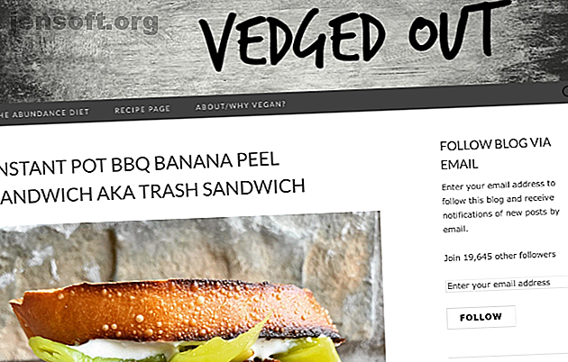 Vedged out est l’un des nombreux délicieux blogs de recettes végétaliennes à la place des substituts et des substituts