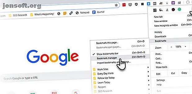 Chrome kan uw bladwijzers synchroniseren.  Maar u kunt ook bladwijzers handmatig exporteren en importeren om ze op een veilige plaats te bewaren.