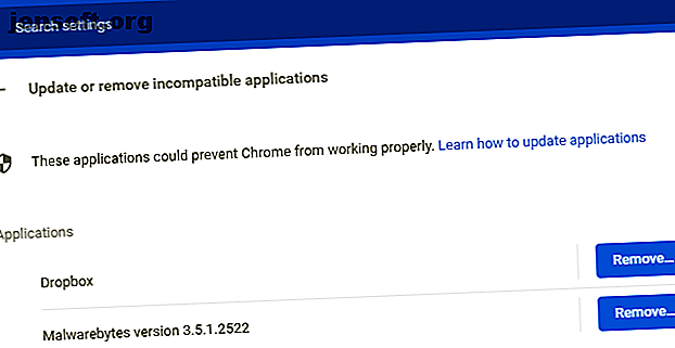 Chrome-Problème-Applications