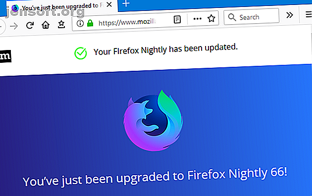 Firefox Nightly capture d'écran