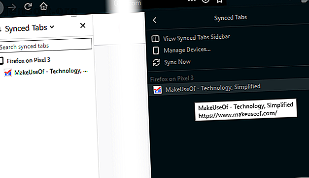 Firefox Synced Desktop Tabs