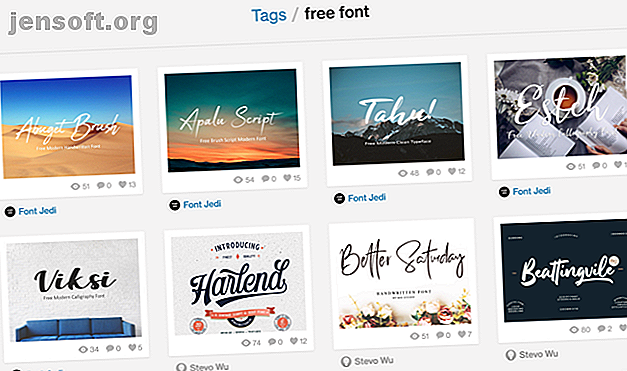 Dribbble Free Fonts Page