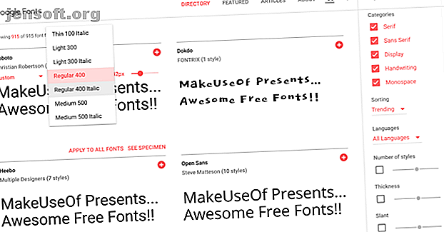 Non tutti possono permettersi un font con licenza.  Questi siti Web ti aiuteranno a trovare il font gratuito perfetto per il tuo prossimo progetto.
