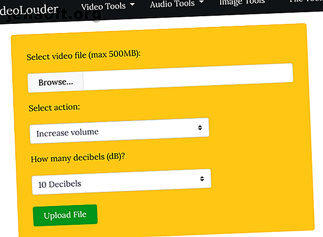 VideoLouder est un éditeur de vidéo en ligne gratuit permettant d'augmenter ou de diminuer le volume de toute vidéo sans inscription ou inscription.