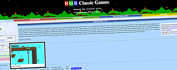 RGB Classic Games trouver un jeu