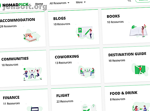 Nomad Pick est un super site pour les outils et ressources pour les travailleurs distants