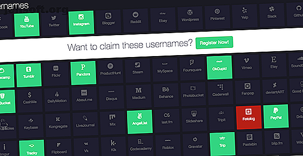 Vérifiez les noms d'utilisateurs sur plusieurs sites Web avec Namechk