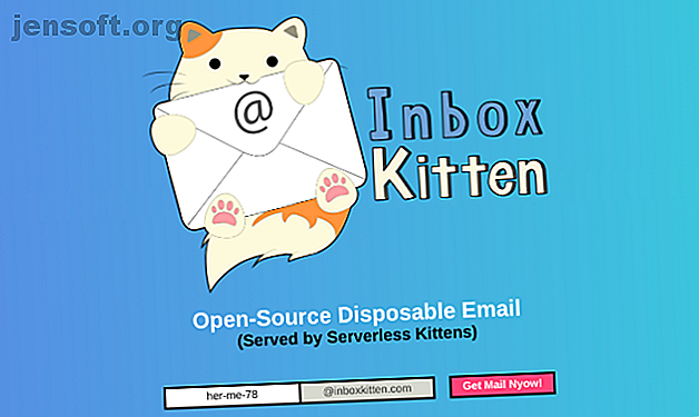 Inbox Kitten crée des adresses électroniques temporaires jetables dont vous n'avez pas besoin de vous souvenir.