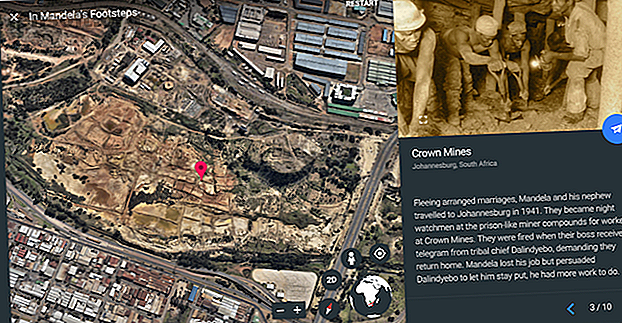 Sur les traces de Mandela Google Earth
