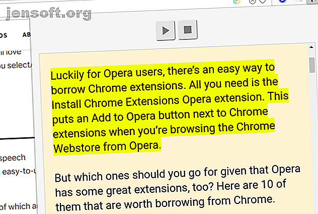 Lire à voix haute extension Chrome