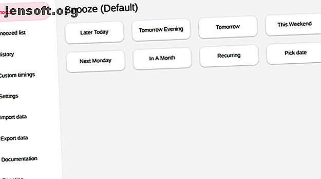 Snooze Tabs for Later et évitez les problèmes de marque-pages avec Snooze Tabby pour Chrome et Firefox