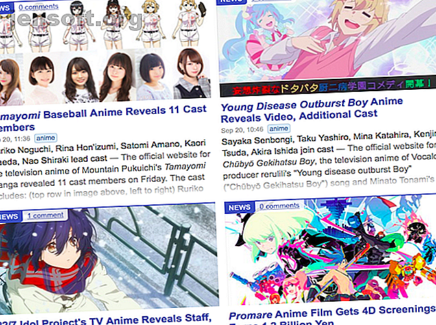 Réseau de nouvelles Anime Nouvelles en ligne Anime