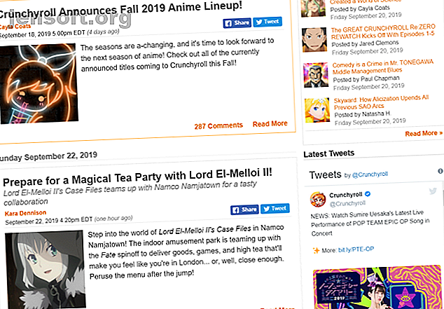 Crunchyroll Anime News Sites