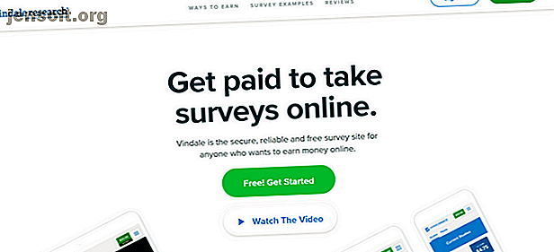 Vindale Research Paid Surveys Site Web en ligne