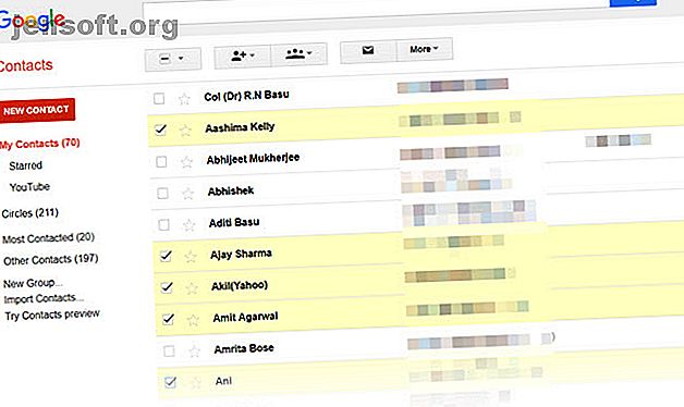 At lære at oprette en gruppe-e-mail i Gmail vil gøre dit liv lettere.  Start på din Gmail-kontaktliste med disse tip.