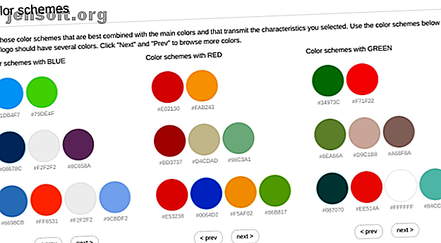 Logomak fournit des directives de logo pour les combinaisons de couleurs et les polices