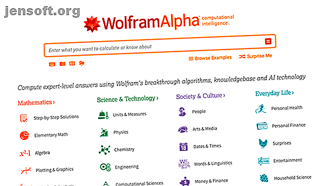 Wolfram Alpha Screenshot