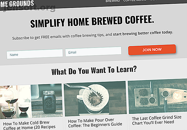 Home Grounds a des guides simples pour préparer du café de niveau professionnel à la maison