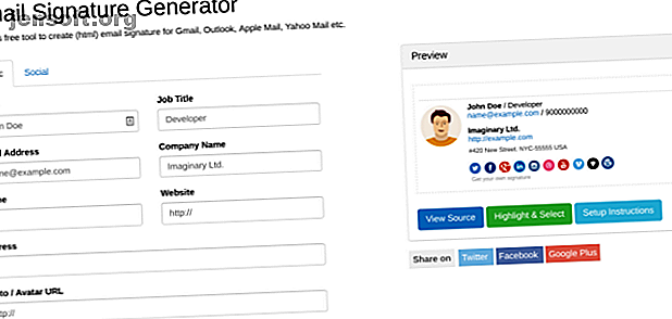 En e-postsignatur säger mycket.  Så här kan du göra underbara e-signaturer med hjälp av dessa appar och webbplatser.