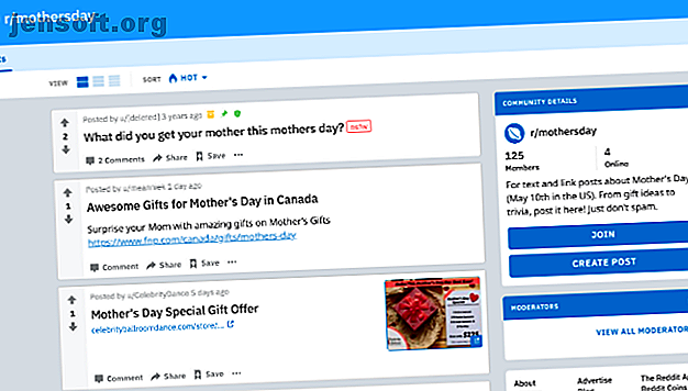 Reddit's r / MothersDay a des idées fantastiques et des discussions pour offrir à votre mère des cadeaux