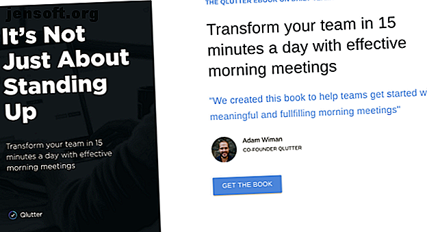 Le livre électronique gratuit de Qlutter enseigne comment tenir des réunions matinales quotidiennes