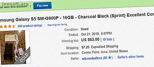 enchères gagnantes sur eBay