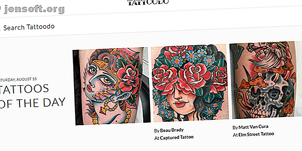 Tattoodo Page d'accueil