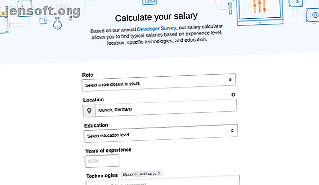 La calculatrice de salaire de Stack Overflow est un bon début pour savoir ce que valent vos compétences en programmation