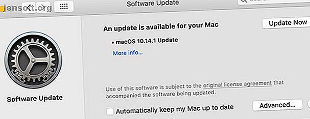 Mise à jour du logiciel sur macOS