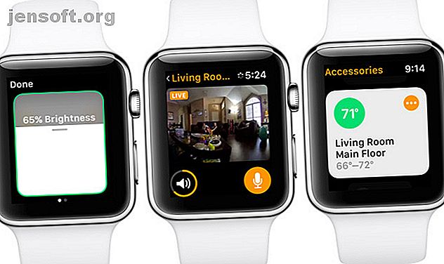 Apple Watch maison intelligente app