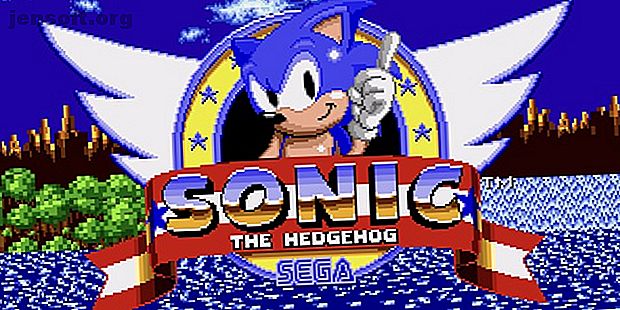 Écran principal de Sonic the Hedgehog