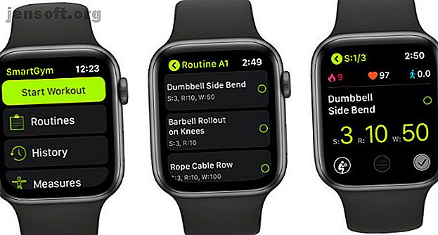 Application d'entraînement SmartGym Apple Watch