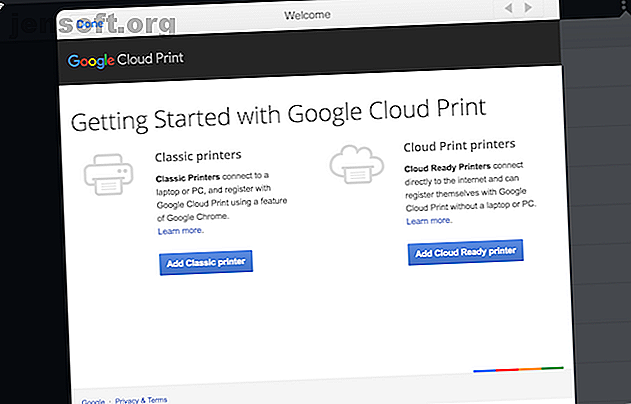 configurer google cloud print