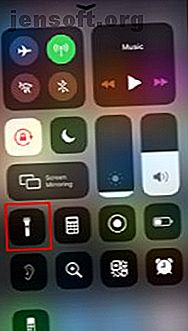 iPhone Control Center widget