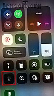 iPhone Control Center widget