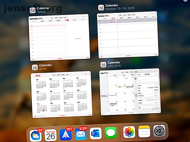 Plusieurs fenêtres de la même application iPadOS