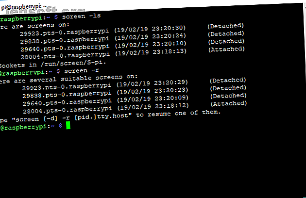 Liste de recollages d’écrans de terminaux GNU Screen
