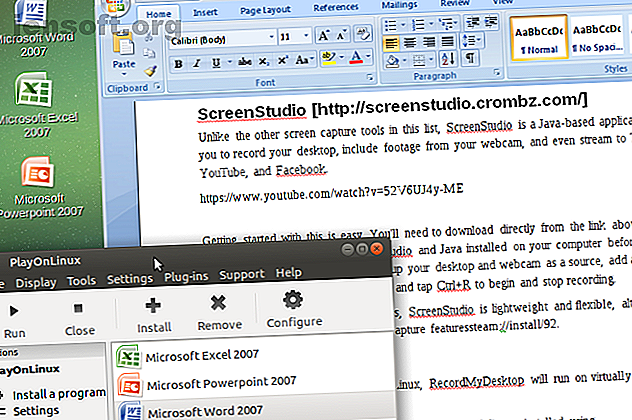 Exécuter Microsoft Office 2007 sur Linux