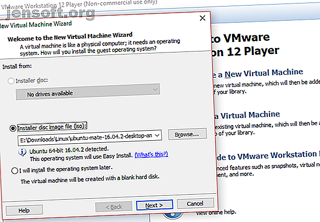 Créer une machine virtuelle Linux sous Windows avec VMWare