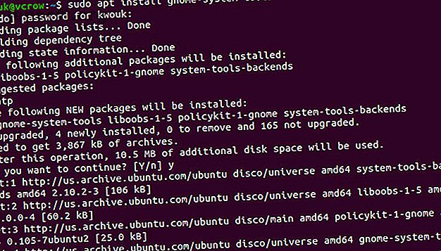 Installation de gnome-system-tools sur Ubuntu