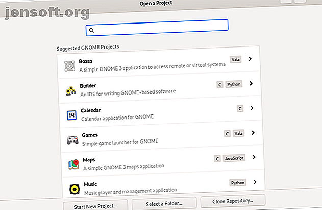 Environnement de développement GNOME Builder sur Fedora