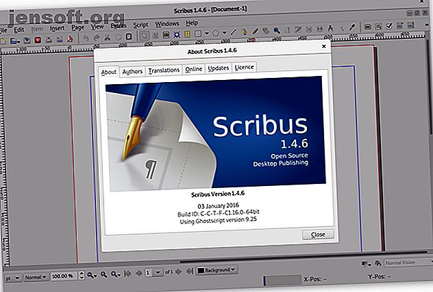 Logiciel de publication assistée par ordinateur Scribus sous Linux